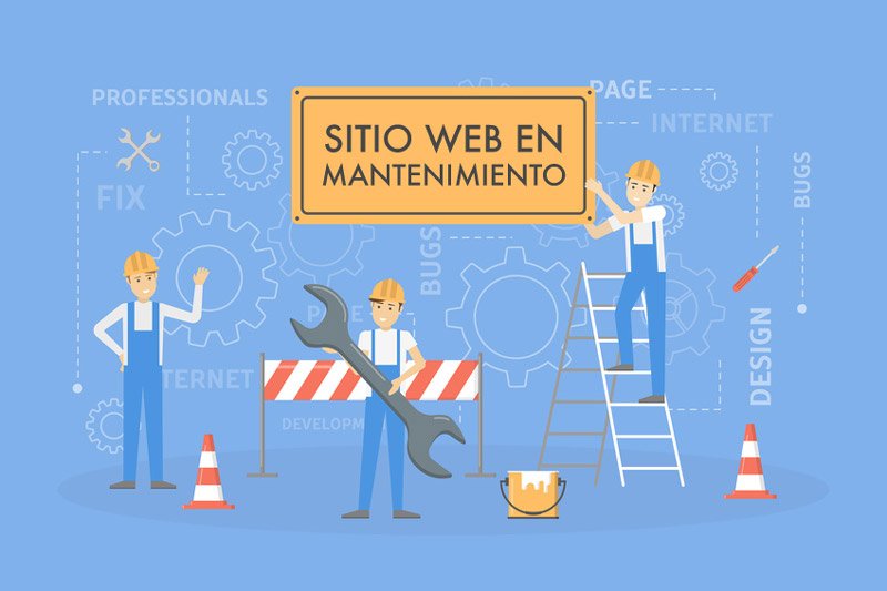 Imagen decorativa de Página en Construcción obreros trabajando